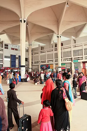Hauptbahnhof von Dhaka