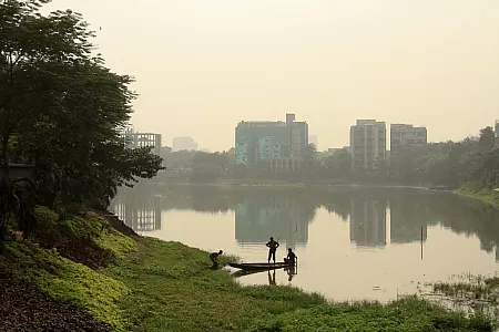 Kleines Paradies im Zentrum von Dhaka