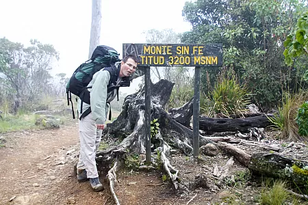 Monte Sin Fé ist der erste Gipfel auf 3200müM