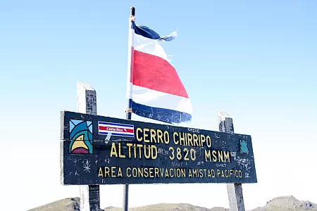 Cerro Chirripó (3820m above sealevel)