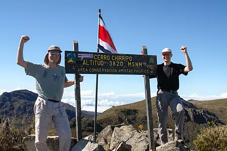 Top of Cerro Chirripó (3820m above sealevel)