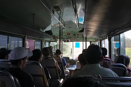 Bus von Puerto Jimenez nach La Palma